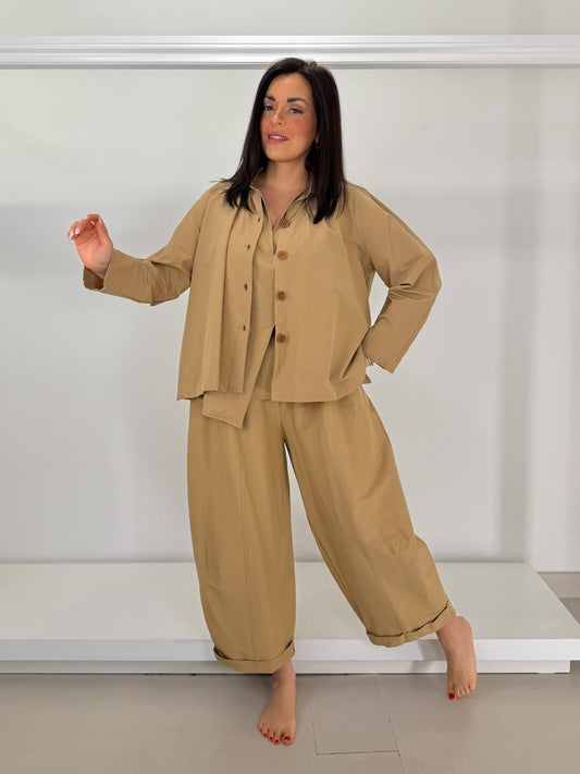 Giacca svasata in bengalina