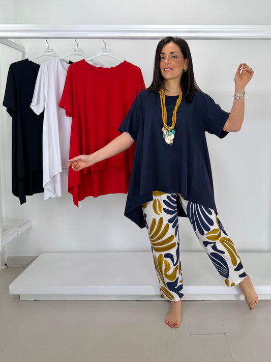 T-shirt svasata taglio laser