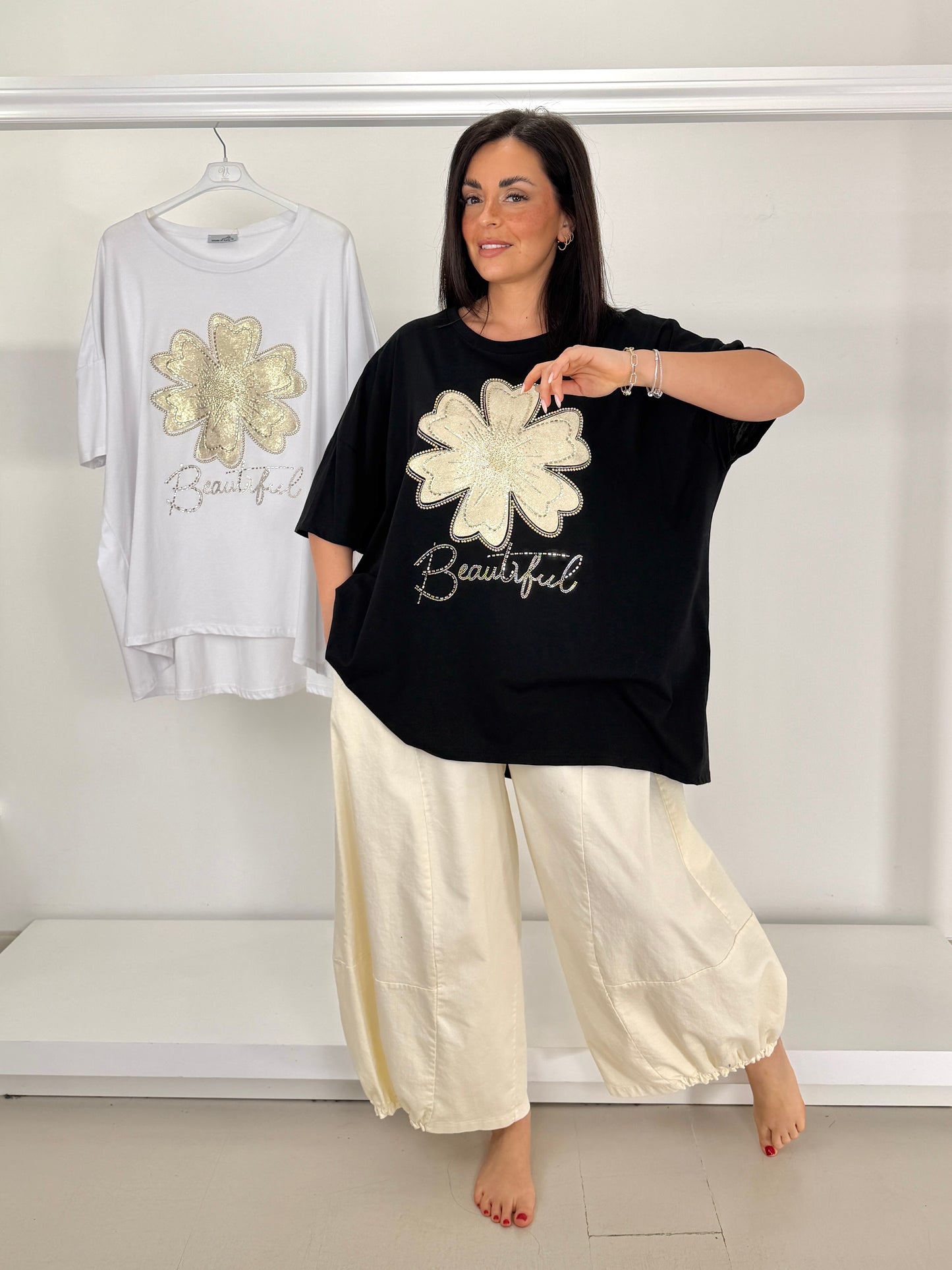 T-shirt over BEAUTIFUL