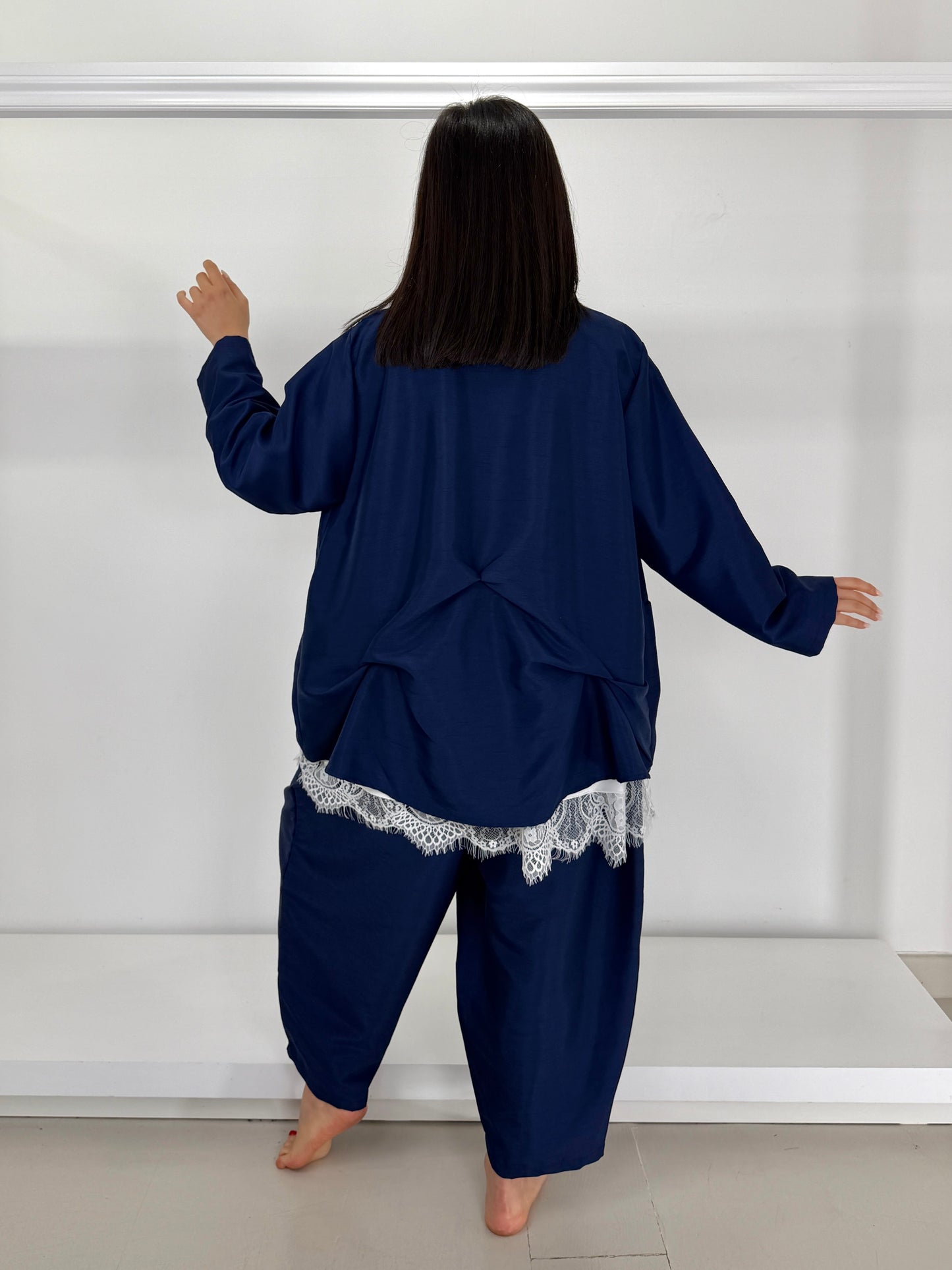 Giacca raso con sbuffi