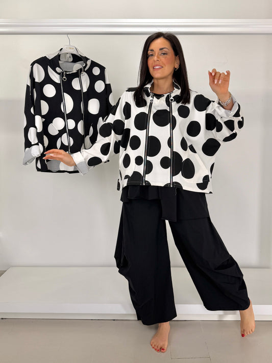 Giacca due cerniere a bolli