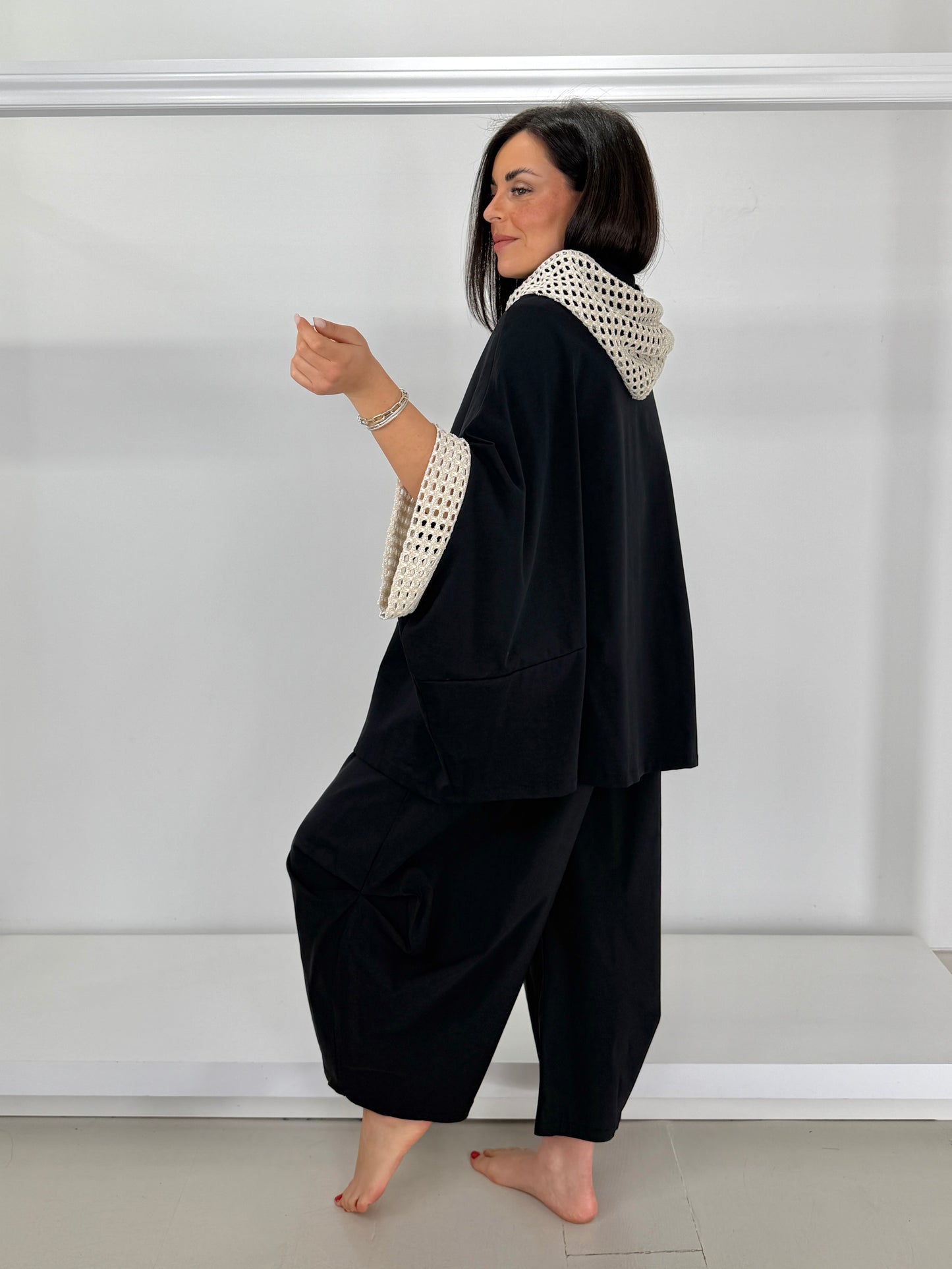 Cappa punto roma inserto a rete