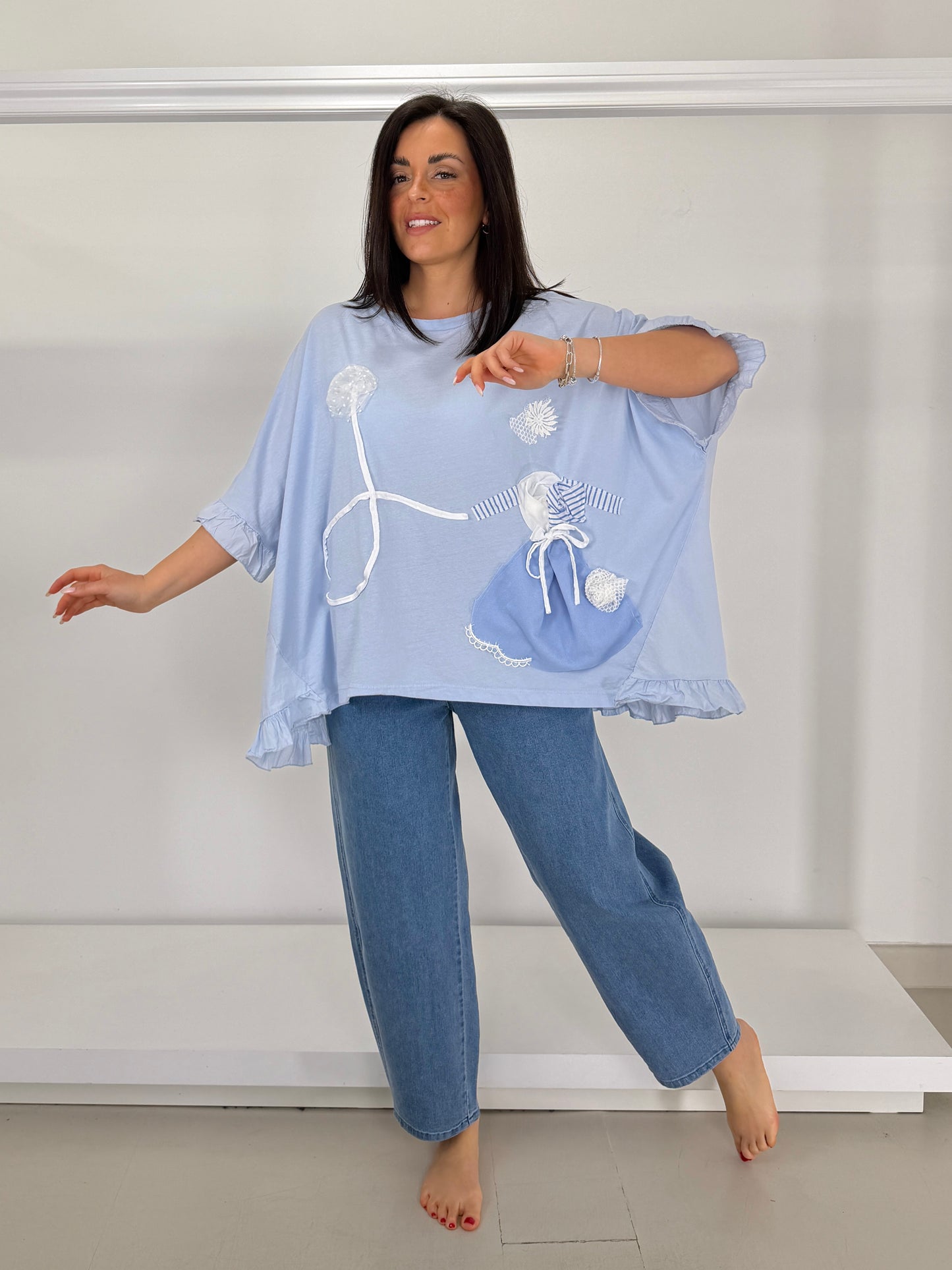 NOEN jeans elasticizzato mom fit