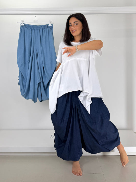 Pantagonna in jeans leggero