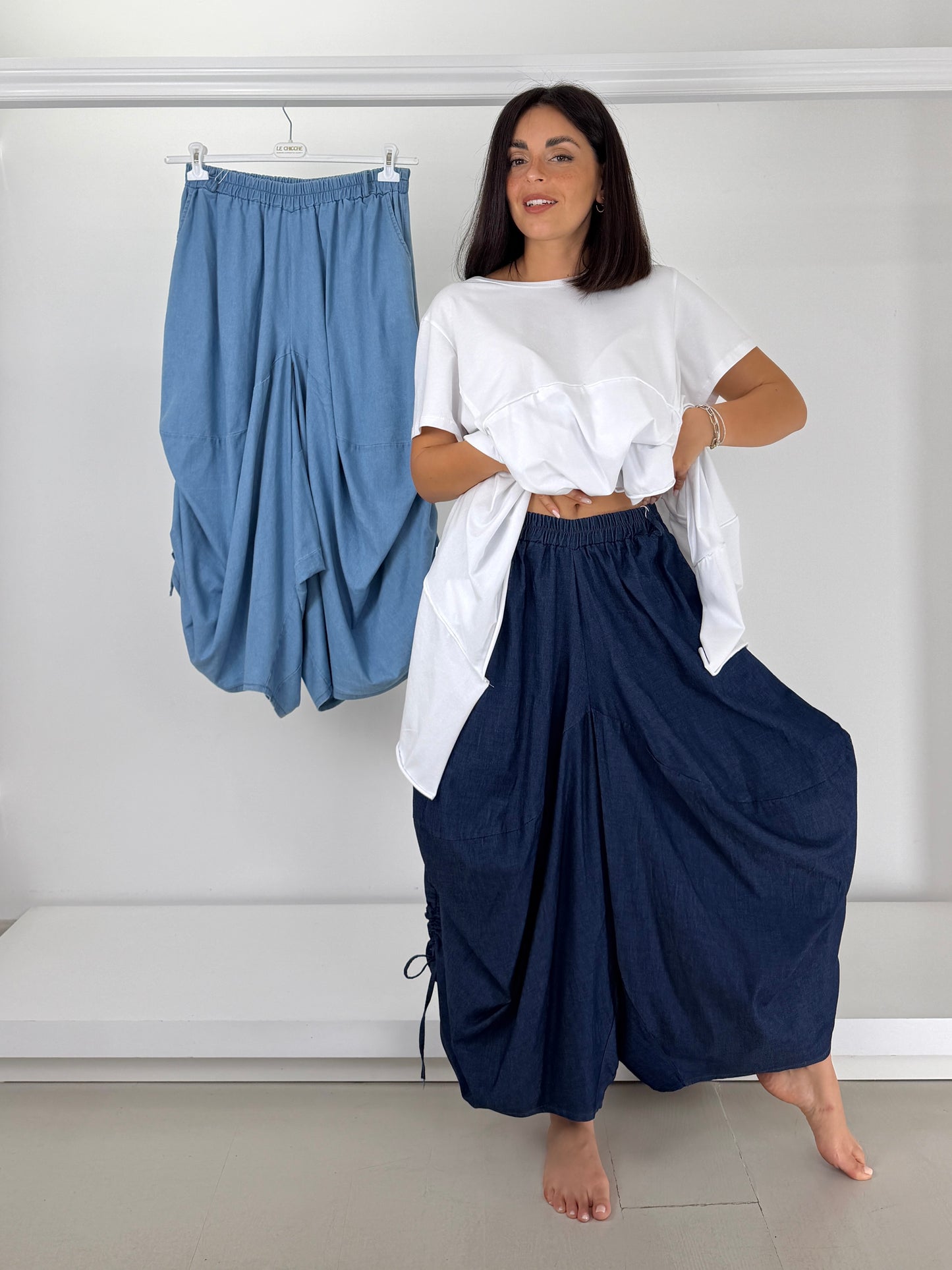 Pantagonna in jeans leggero