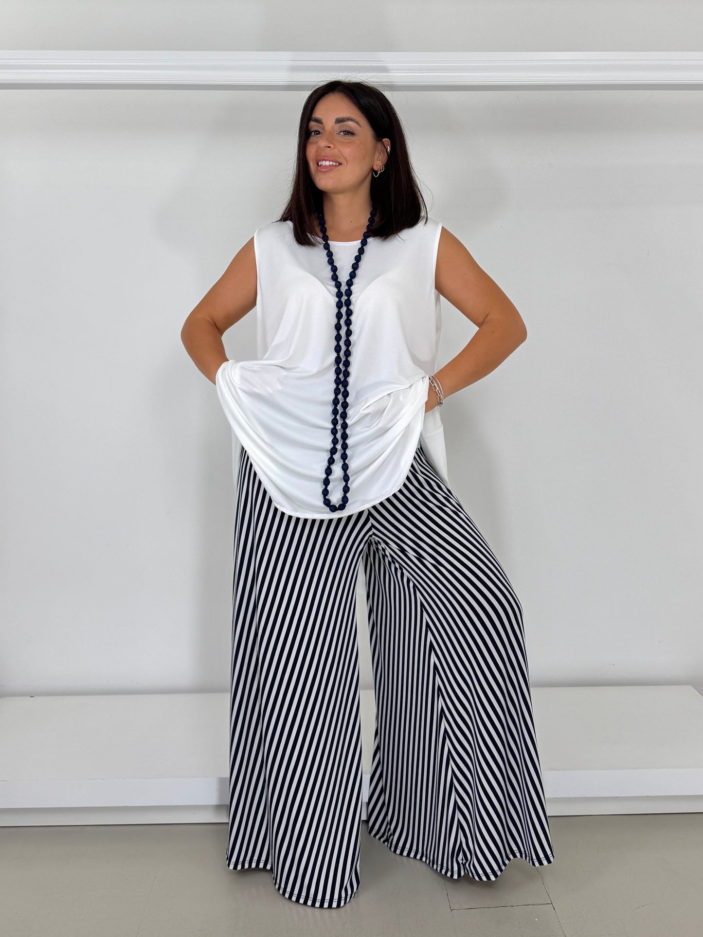 Collana sfere in tessuto