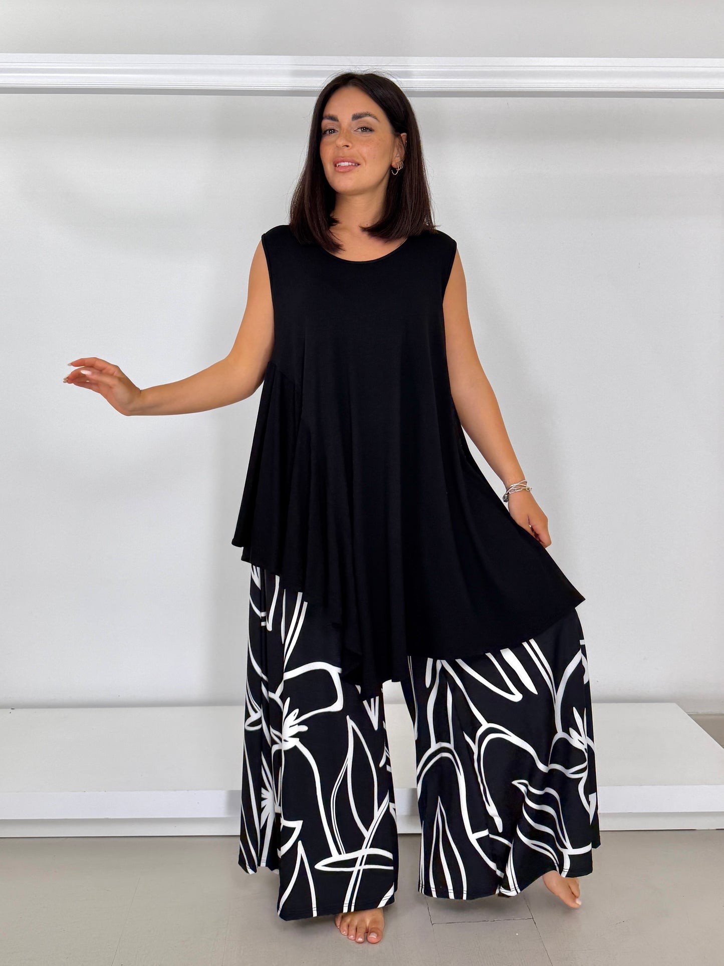 Pantalone a farfalla - fantasia