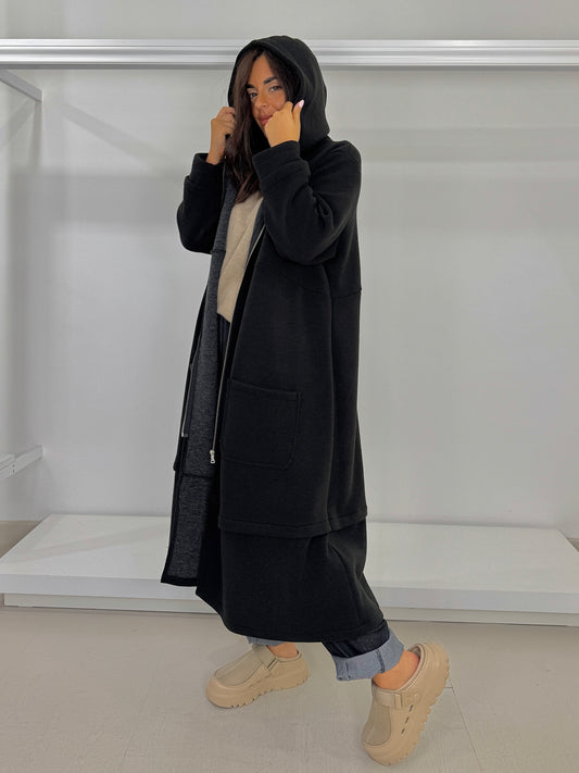 DOLCEMENTE CURVY cappotto in maglia