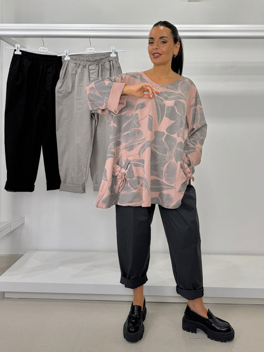 Pantalone over in cotone invernale