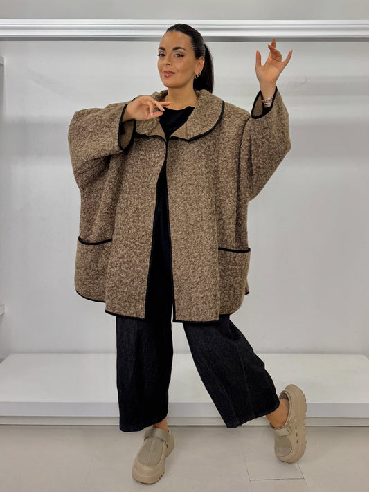 Giacca over bouclé