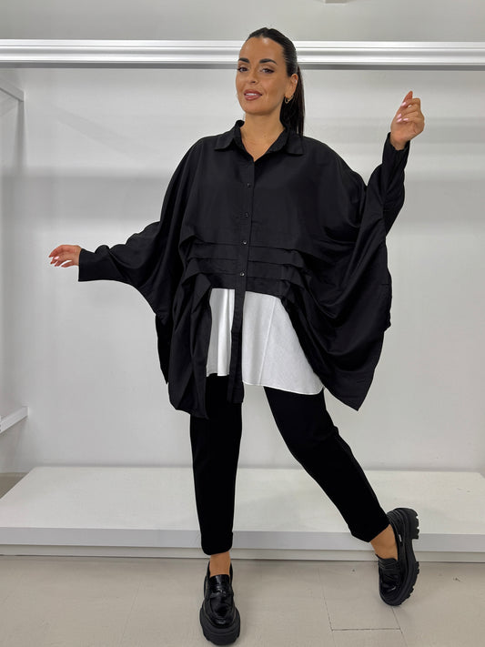 GHUNGROO Camicia drappeggio