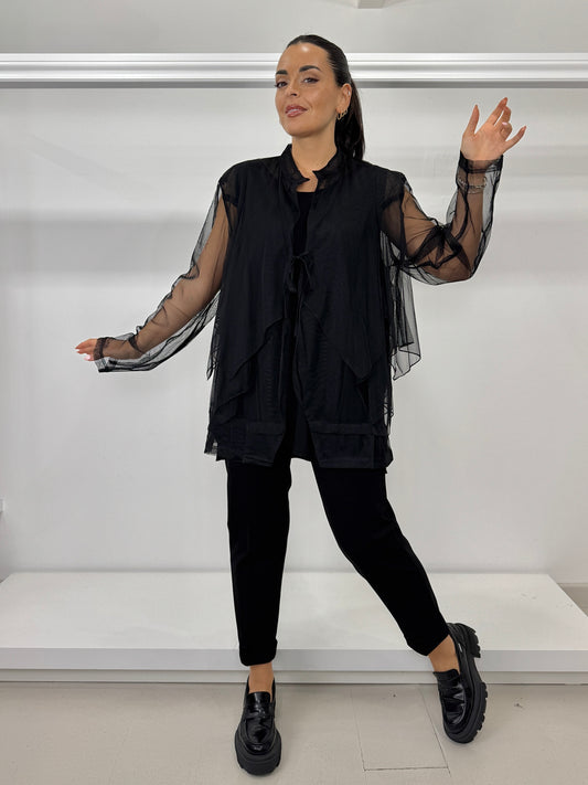 GHUNGROO Camicia tulle