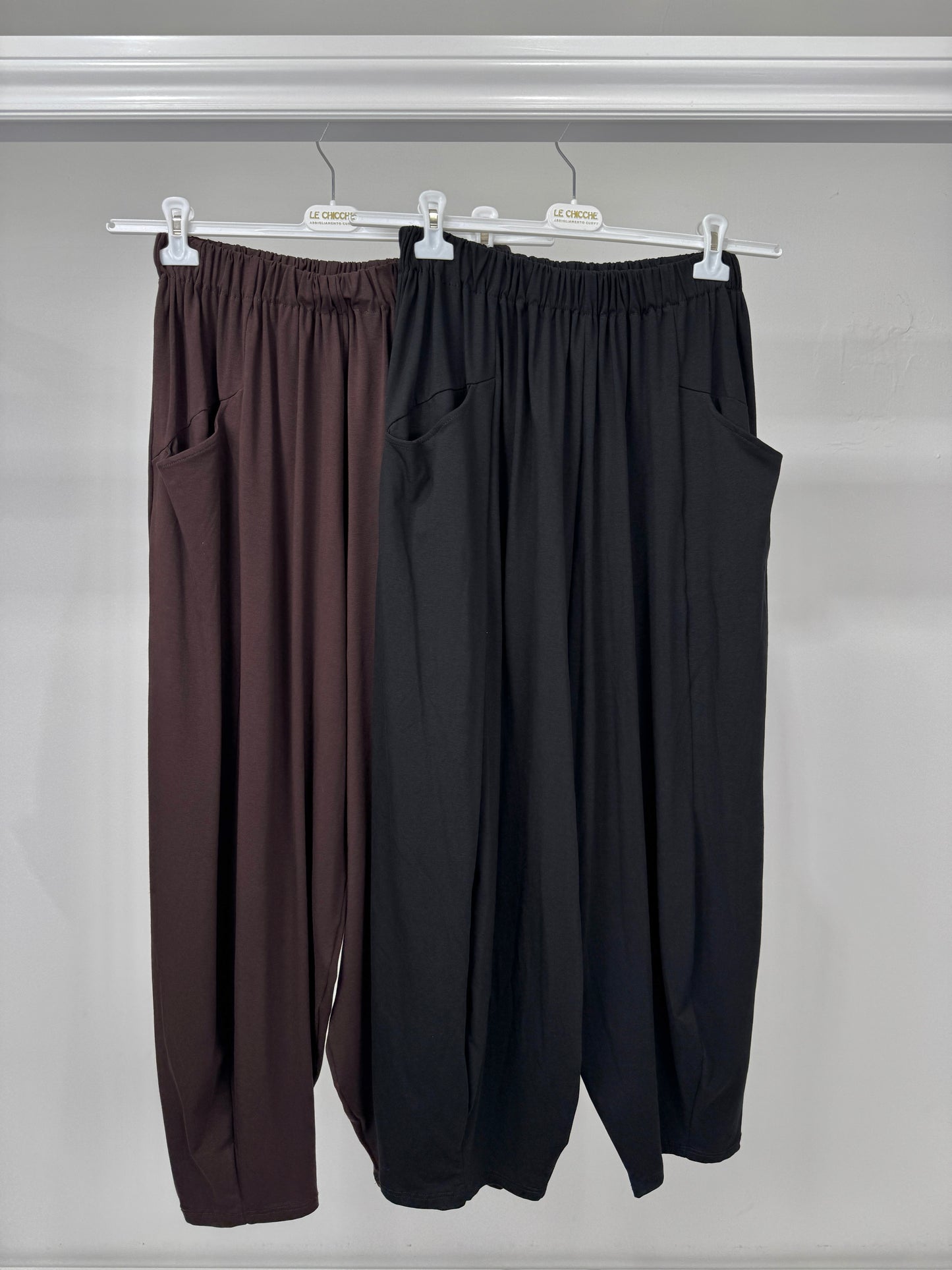 Pantalone maglina tasche a nido
