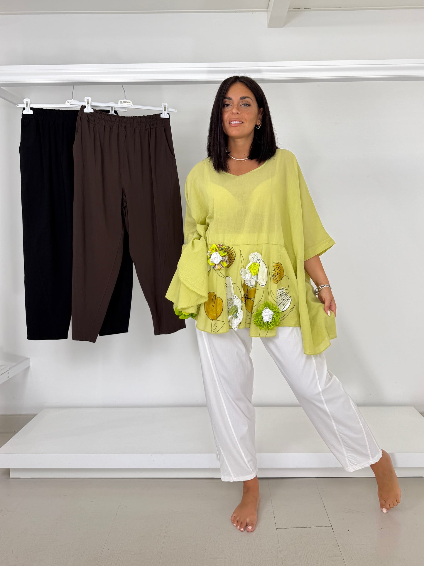 Pantalone bengalina over diagonale