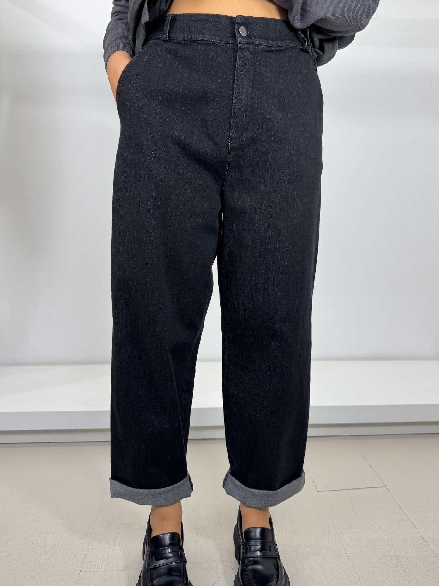 Jeans elasticizzato carota