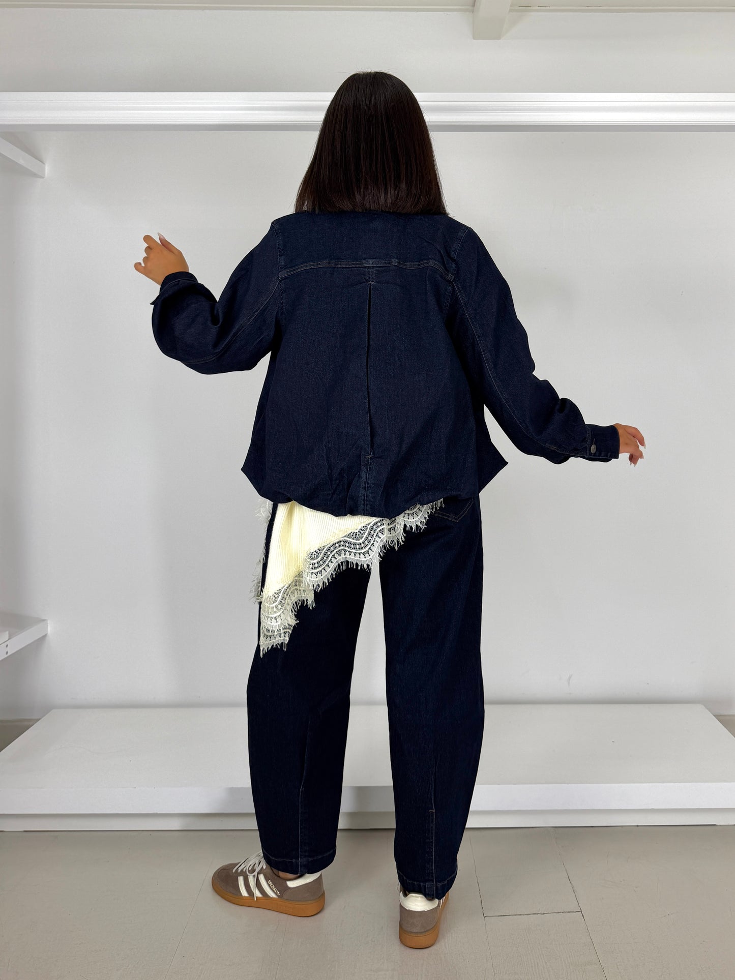 NOEN giacca jeans elasticizzato