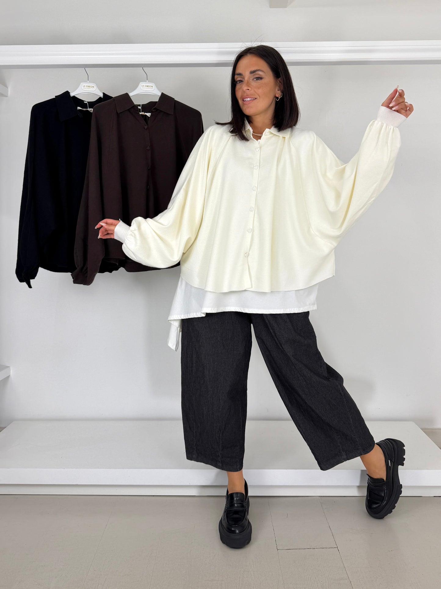 Cardigan bottoncini a cuore