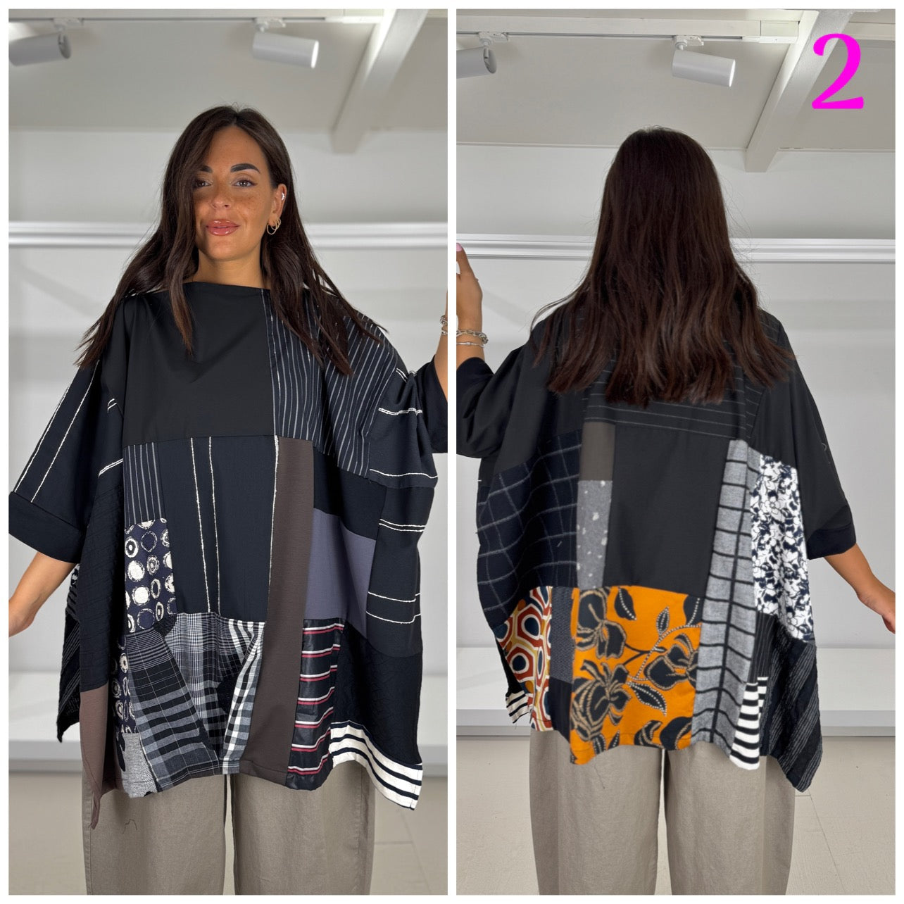 Poncho patchwork