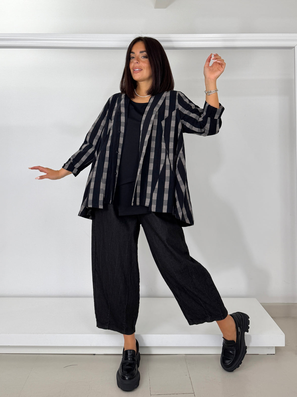 WENDY TRENDY Giacca / camicia due colori