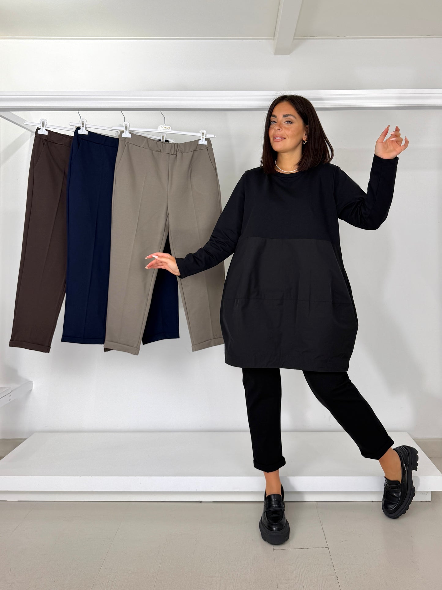 Pantalone basic punto milano
