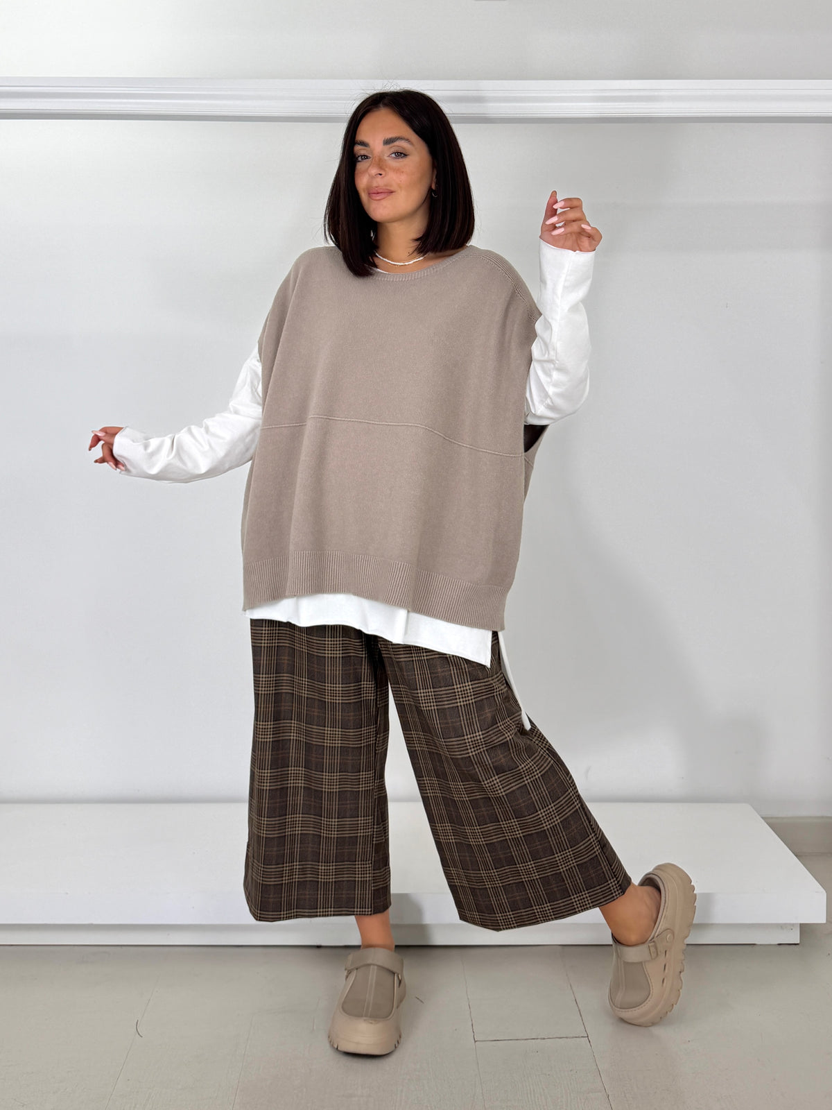 Maglia taglio vivo manica lunga