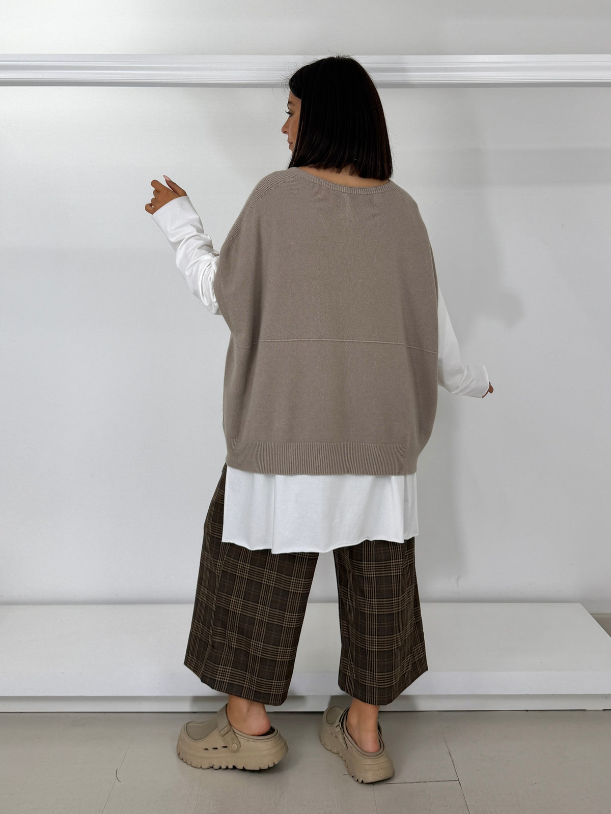 Maglia taglio vivo manica lunga
