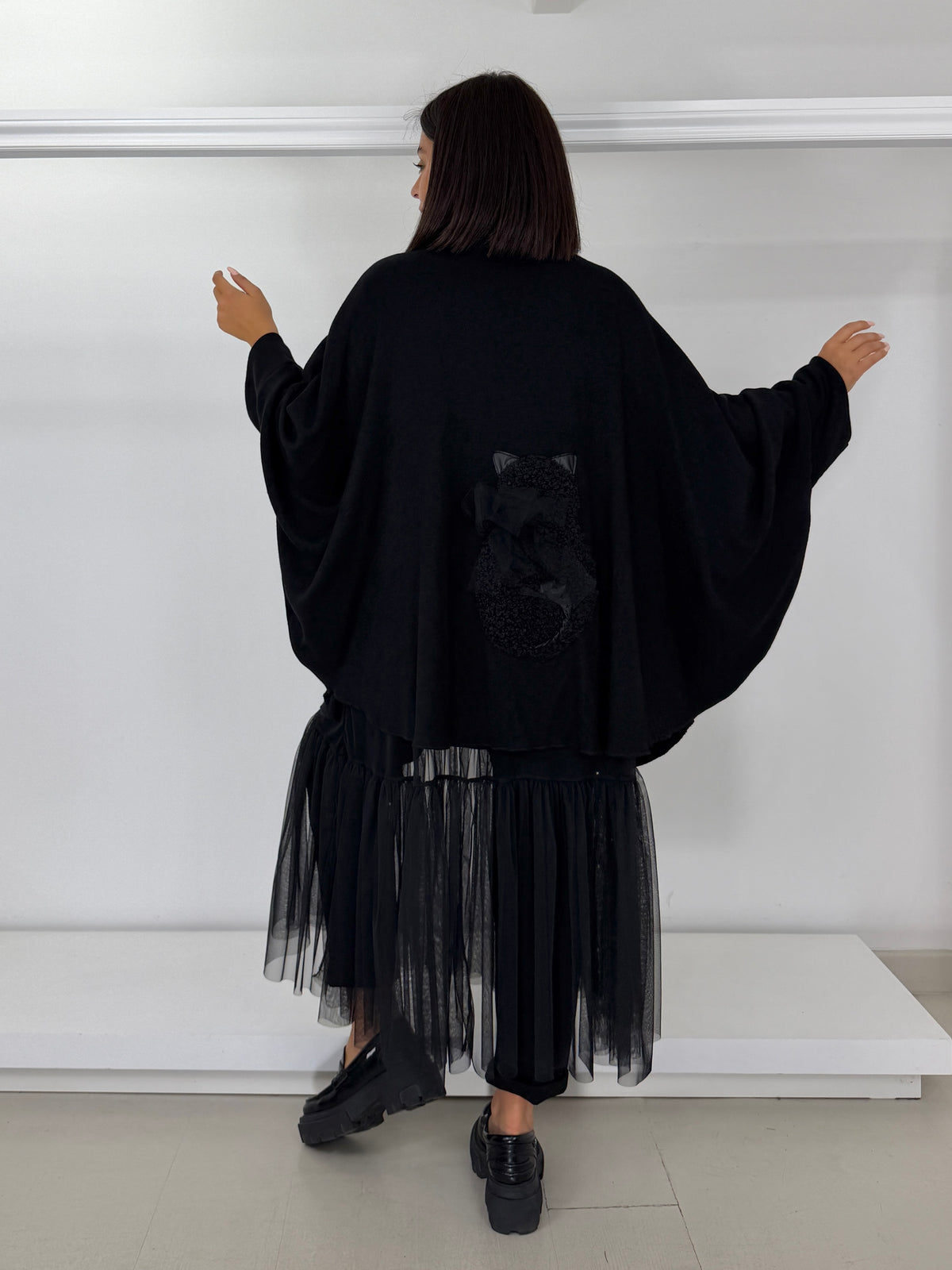 Abito tulle elasticizzato