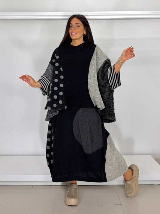 URBAN BY ALEMBIKA Gonna ovetto mix fantasie