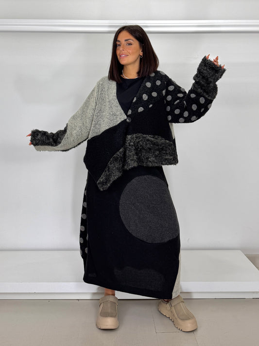 URBAN BY ALEMBIKA Cardigan crop mix fantasie