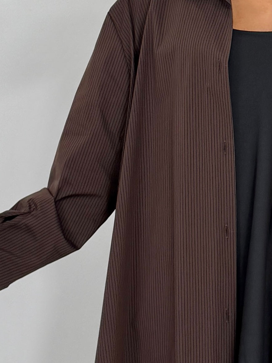 Camicia lunga rigatina