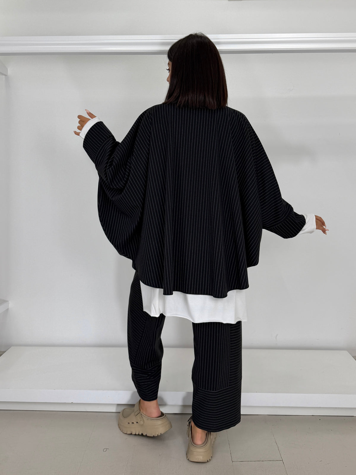 DOLCEMENTE CURVY cardigan gessato