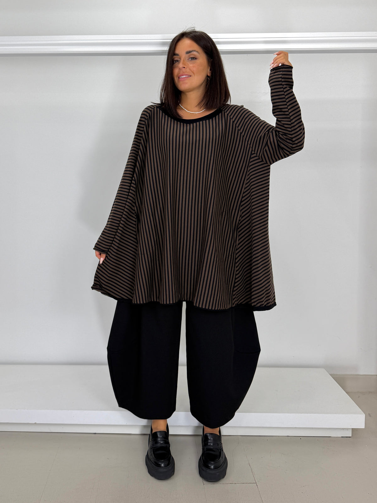 Pantalone baloon in tessuto