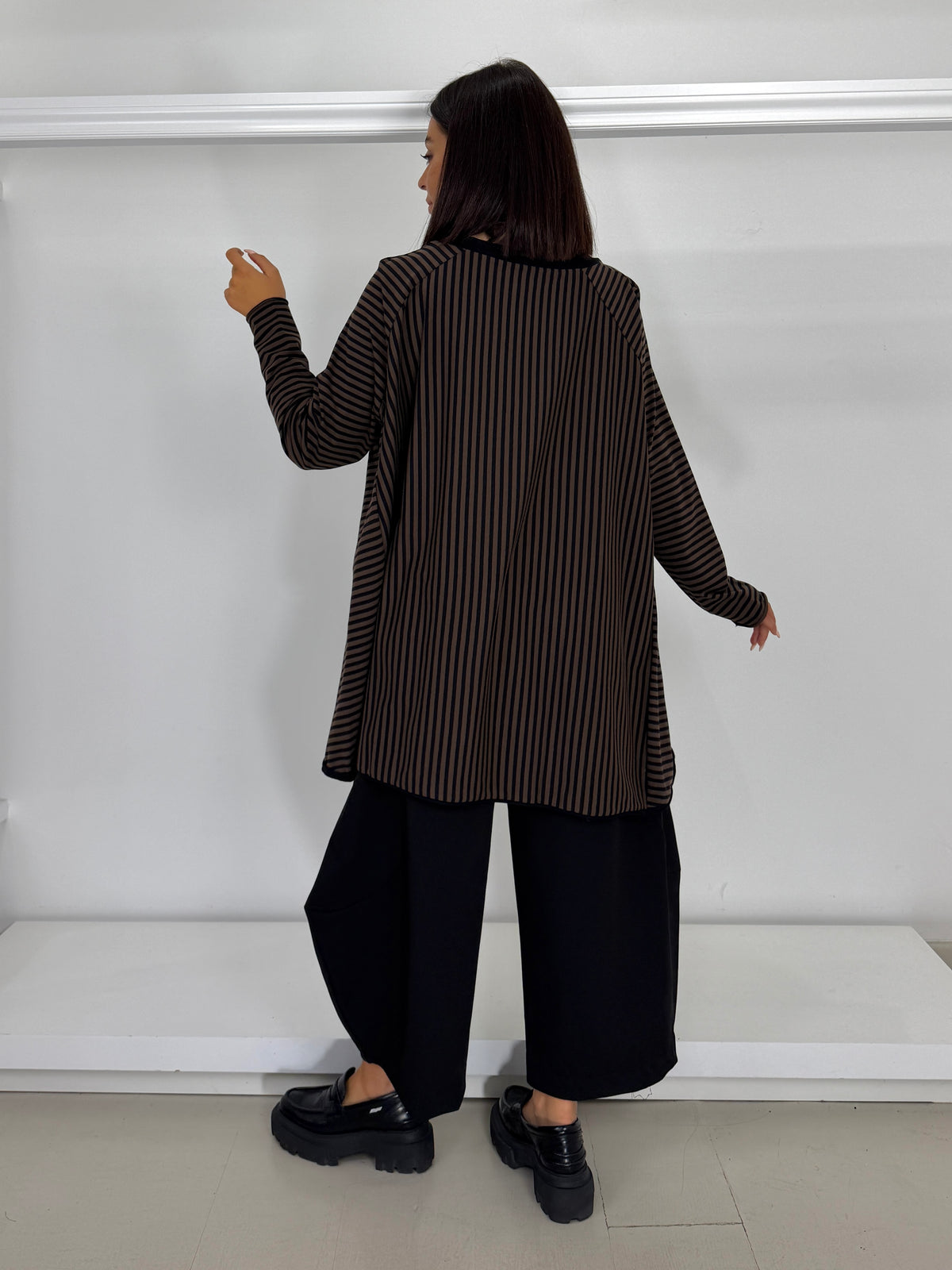 LUUKAA Maxi maglia a righe