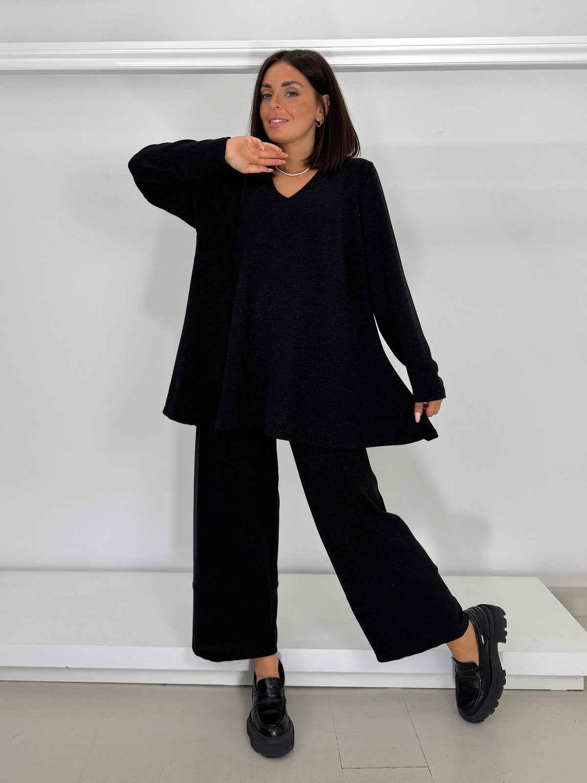 DOLCEMENTE CURVY casacca in lurex