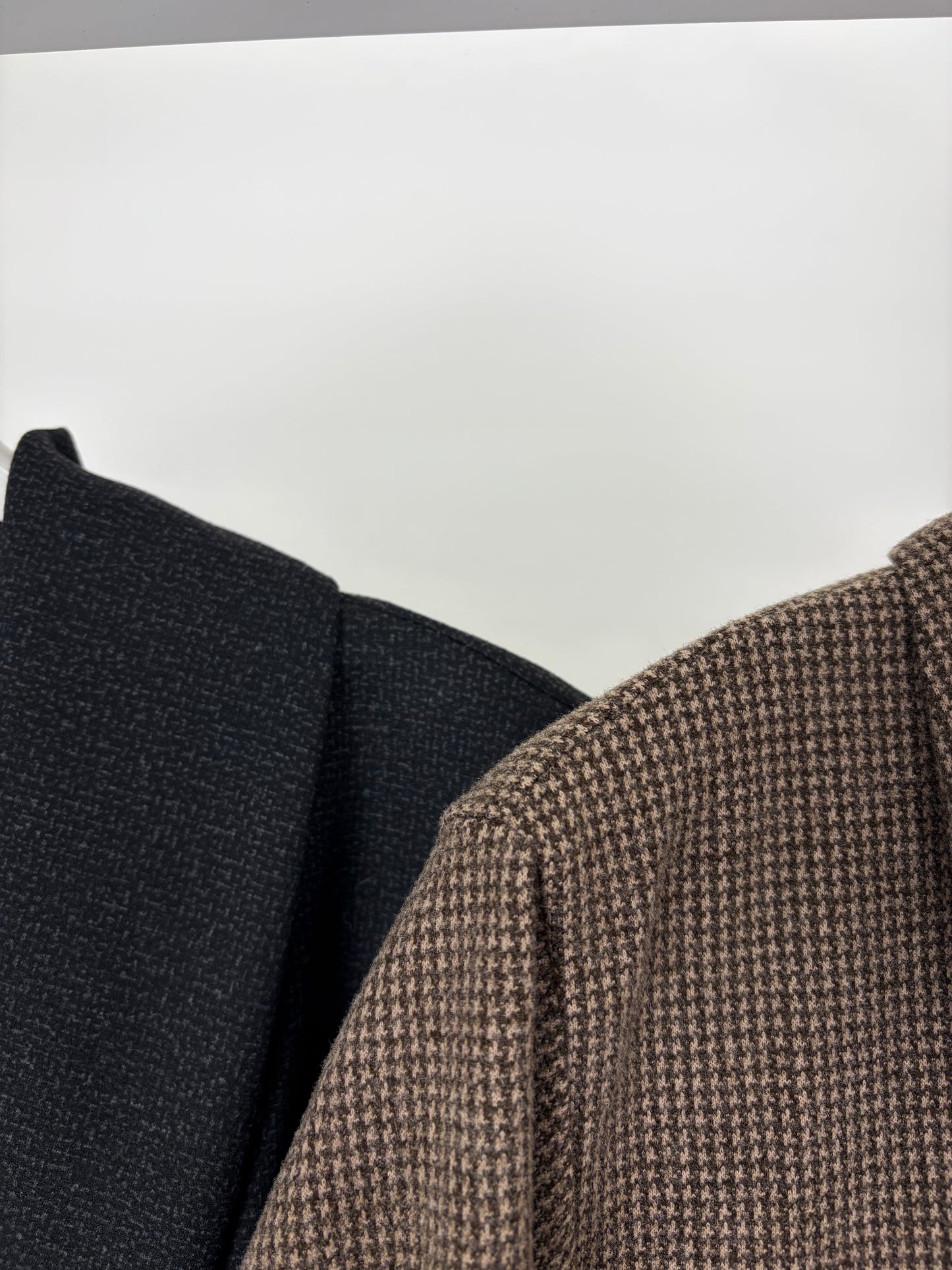 Giacca pied de poule fondo pizzo