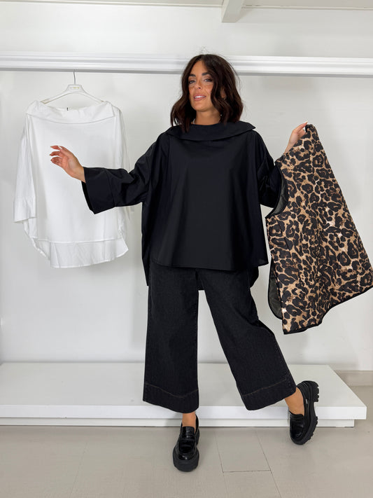 FLO&POI casacca collo spaccato