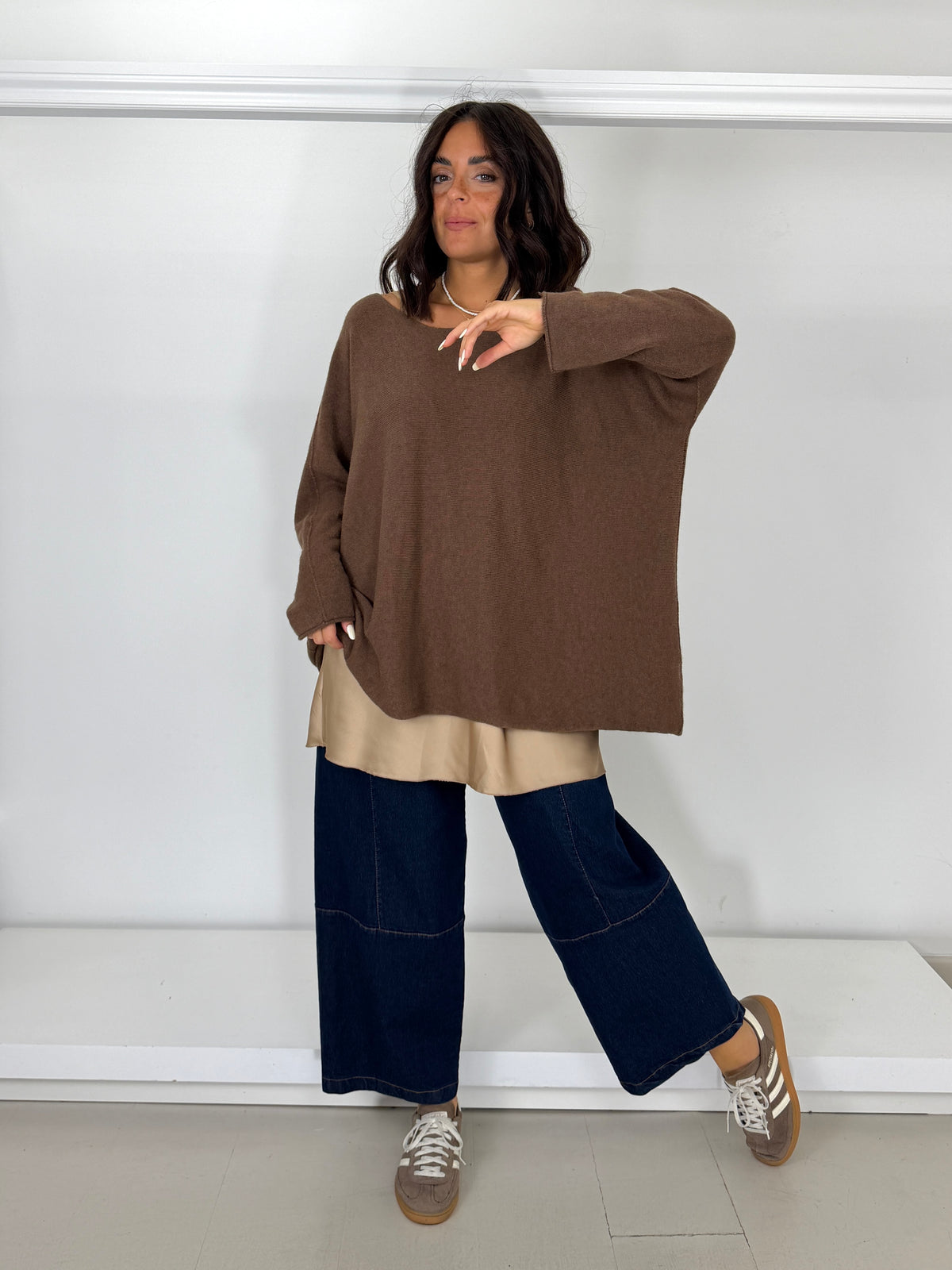 FLO&POI jeans elasticizzato taglio a T